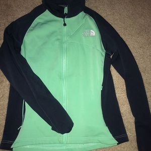 Womens North face fitted zip up
